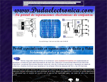 Tablet Screenshot of dudaelectronica.net